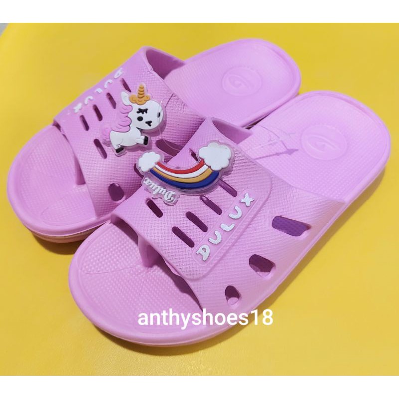 NEW Sandal Karet Anak Perempuan Dulux Girl 269D Unicorn Sz 24-29