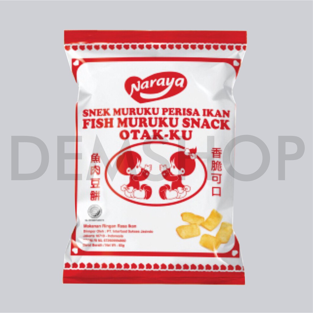 

NARAYA MURUKU IKAN ORIGINAL 65gr / Fish Snack Otak-ku