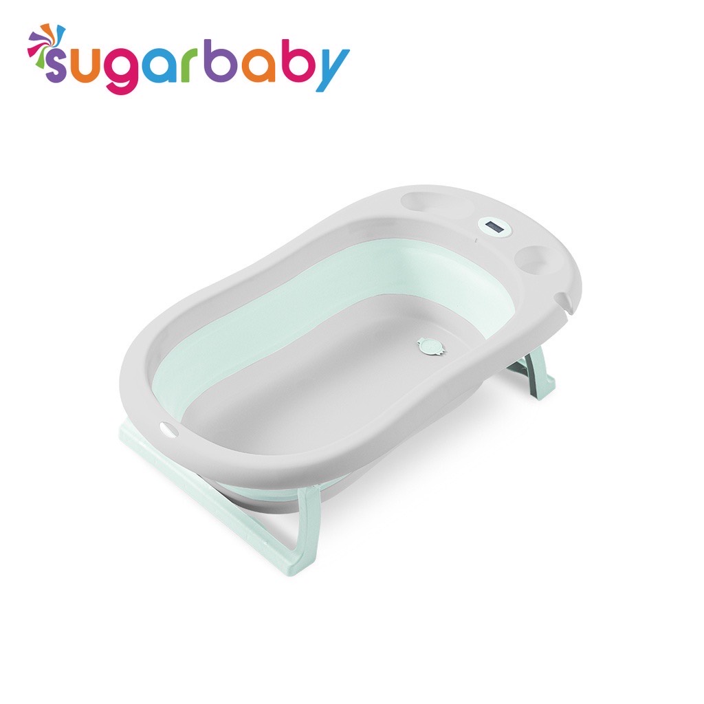 SUGAR BABY XL FOLDABLE BABY BATHTUB WITH DIGITAL THERMOMETER / F88