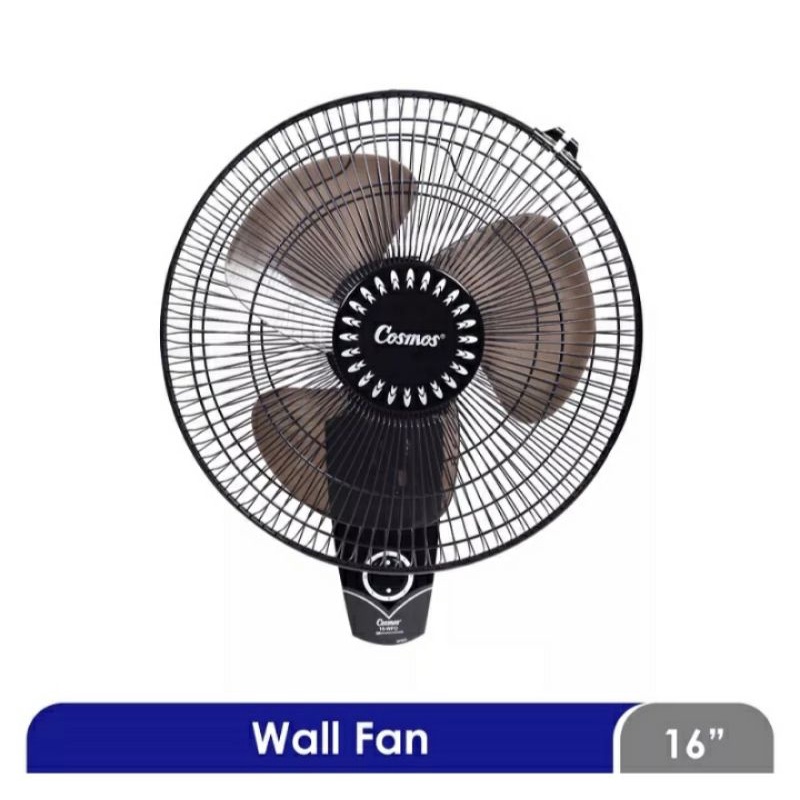 WALL FAN COSMOS 16WFO Kipas angin tembok/dinding 16 inchi.