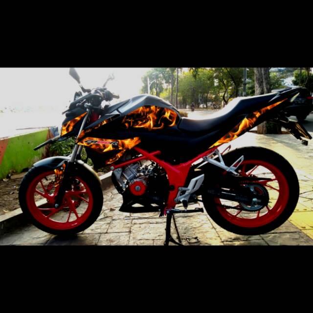 Striping All New Cb150r Facelift 2018 Real Street Fire Shopee