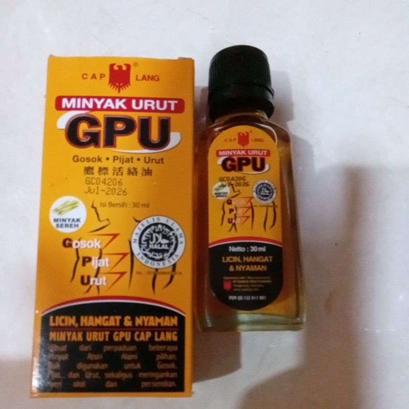 MINYAK URUT GPU 30 ml