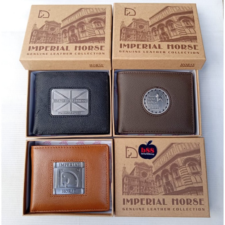 Dompet Pria IMPORT Imperial Horse 032 Exclusive Style Leather Mens Wallet Pria Trend VCS D2W7