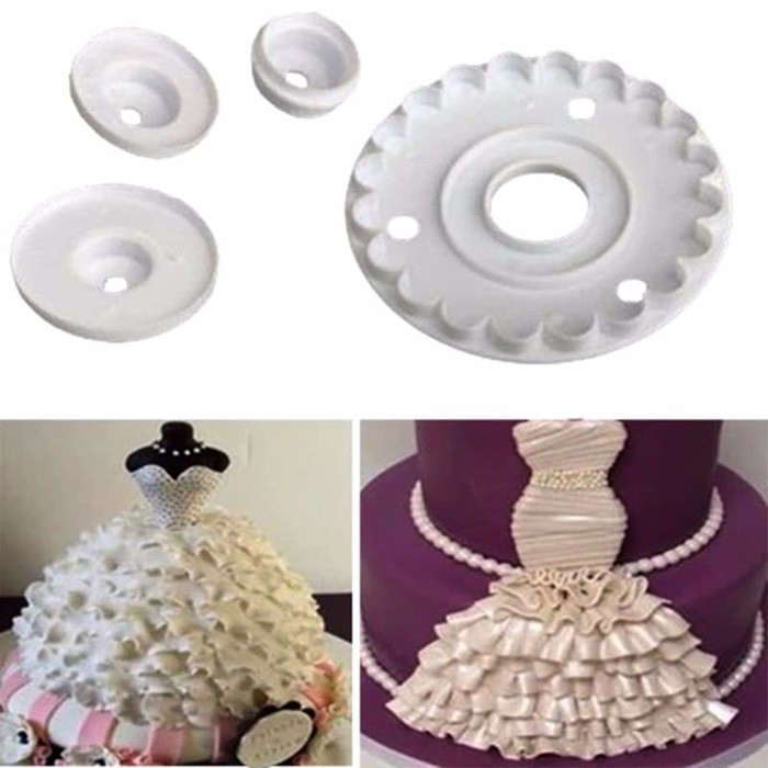 Fondant Skirt Cutter (4pcs)