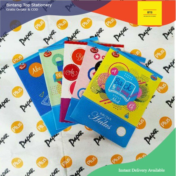

[BTS] Buku Tulis Halus / Buku Garis 3 SIDU (ECER)