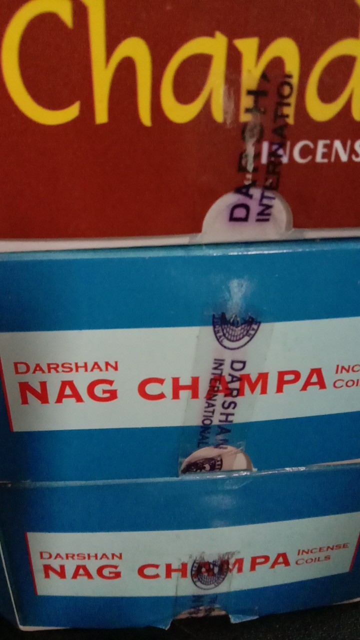 Hio Dupa Lingkar India Aromaterapi Darshan Nag Champa Incense Coils
