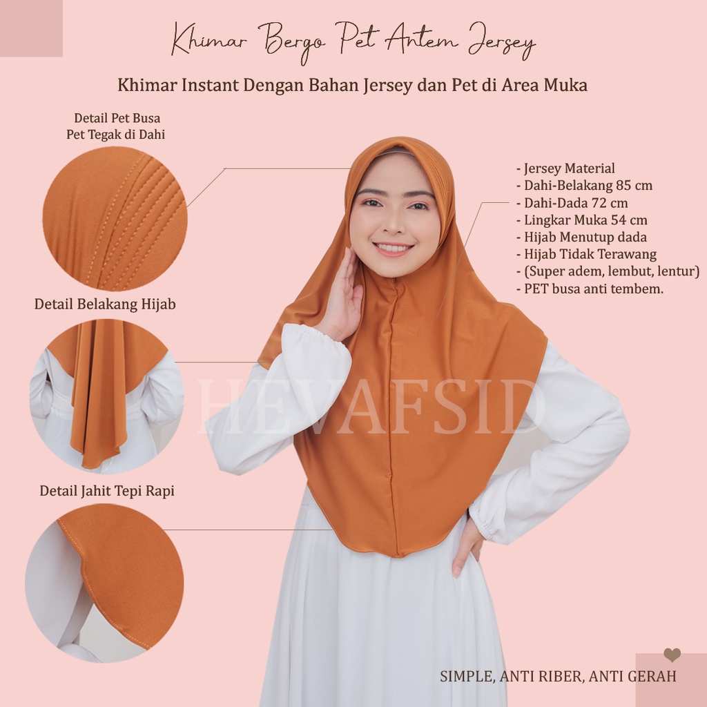 Khimar pet antem jersey