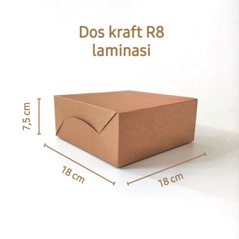 

DOS KRAFT R8 LAMINASI / DOS NASI / ISI 50 PCS / PACK