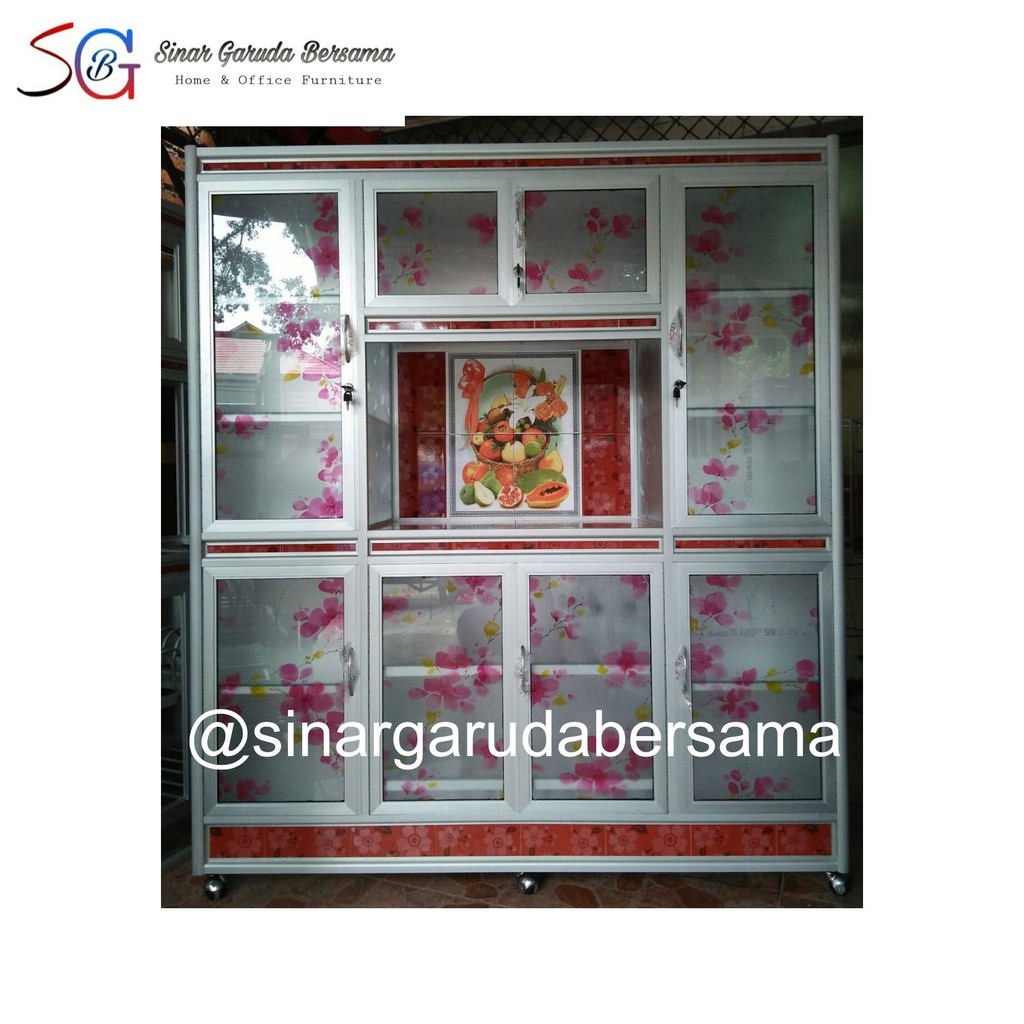 LEMARI PIRING DAPUR / LEMARI PIRING ALUMINIUM / LEMARI DAPUR ALUMINIUM