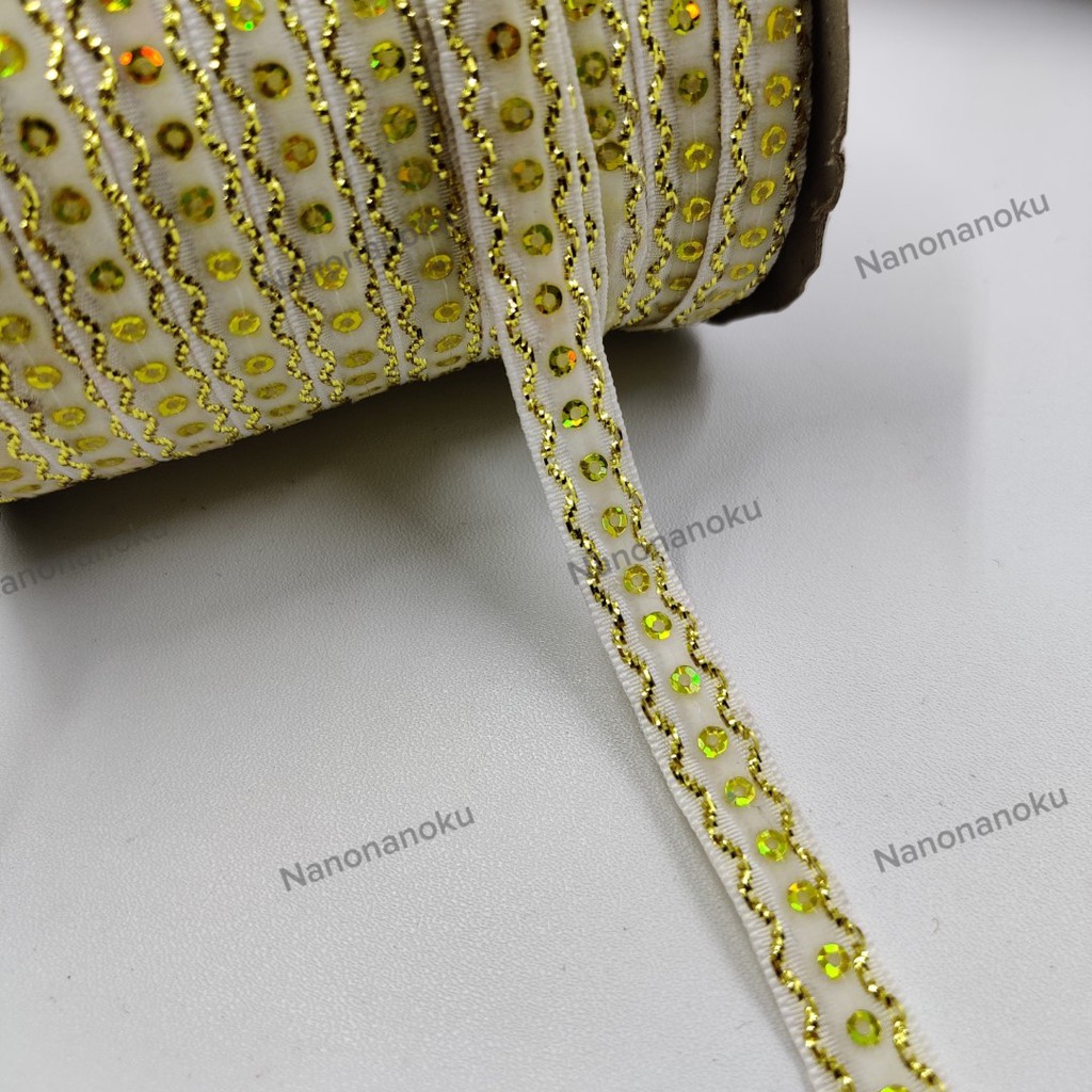 Pita Ada Payet 1cm Warna