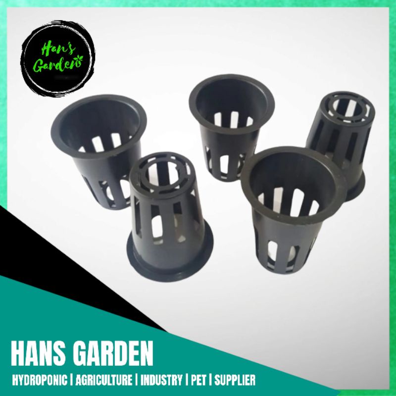 Netpot hitam 7 cm