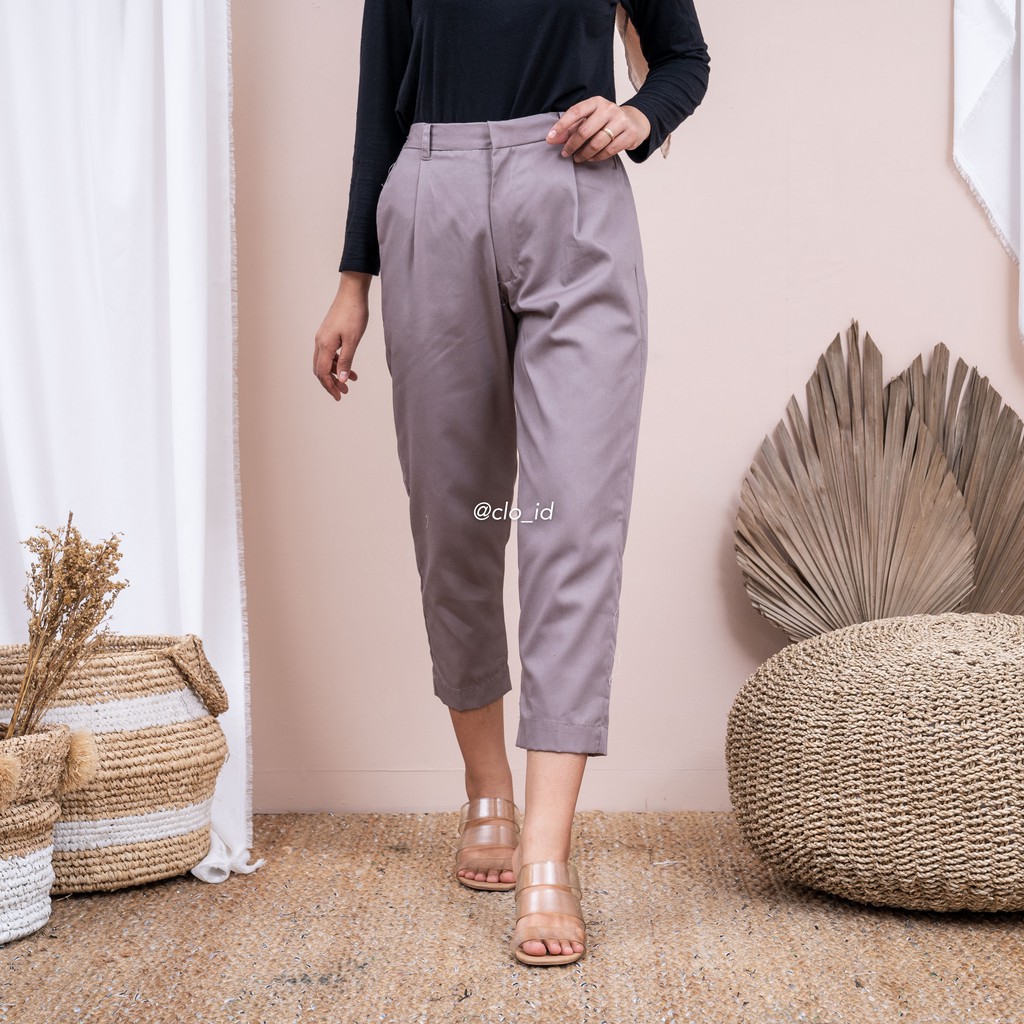 VS - Berlin Ankle Pants | Celana Wanita Size Up to XL / Baggy Pants Wanita