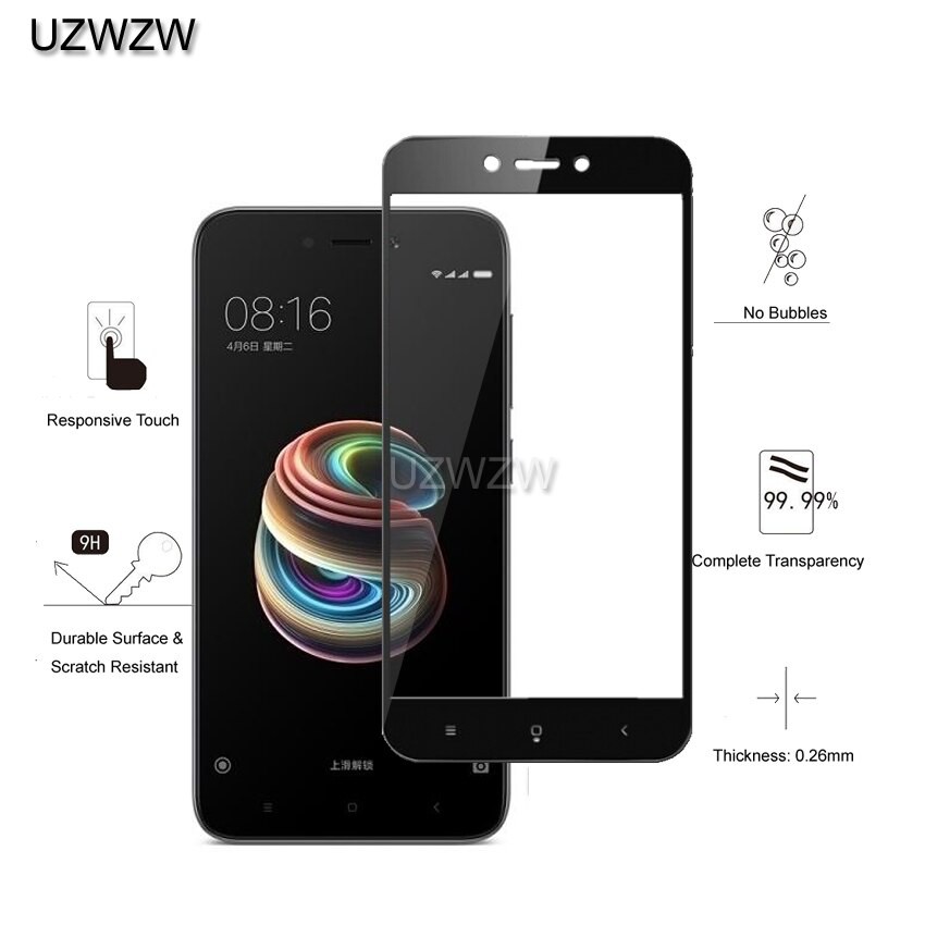 PROMO Tempered Glass XIAOMI Redmi 4X | Redmi 4A | Redmi 5A | Redmi 5 Plus TG Layar FULL COVER Black