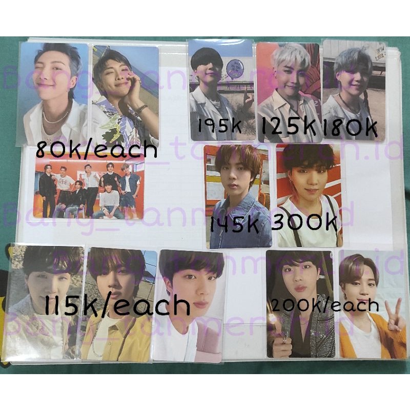 Ready official PC LD Lucky Draw POB Butter BE Ess BTS M2U SW PWS