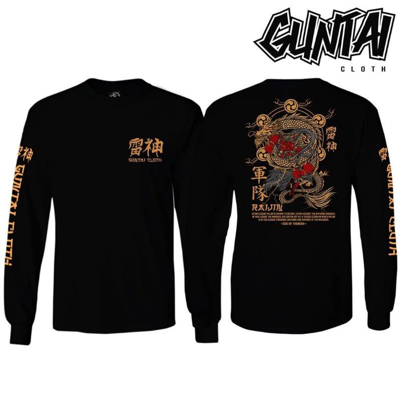 Kaos / T-Shirt Guntai Lengan Panjang | GT 34