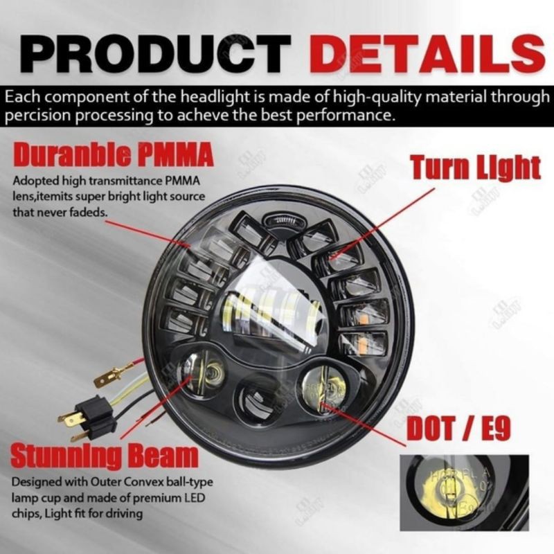 Daymaker 7 inch predator original DOT SAE 75 wat