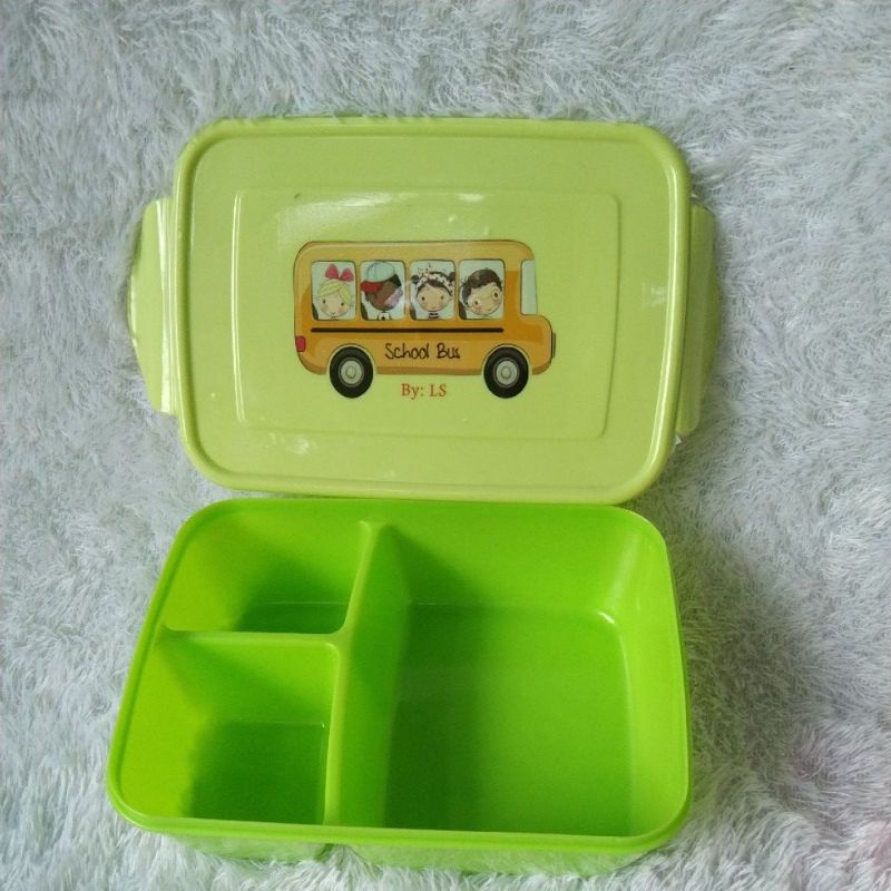 Kotak Makan Plastik / Kotak Bekal / Tempat bekal anak