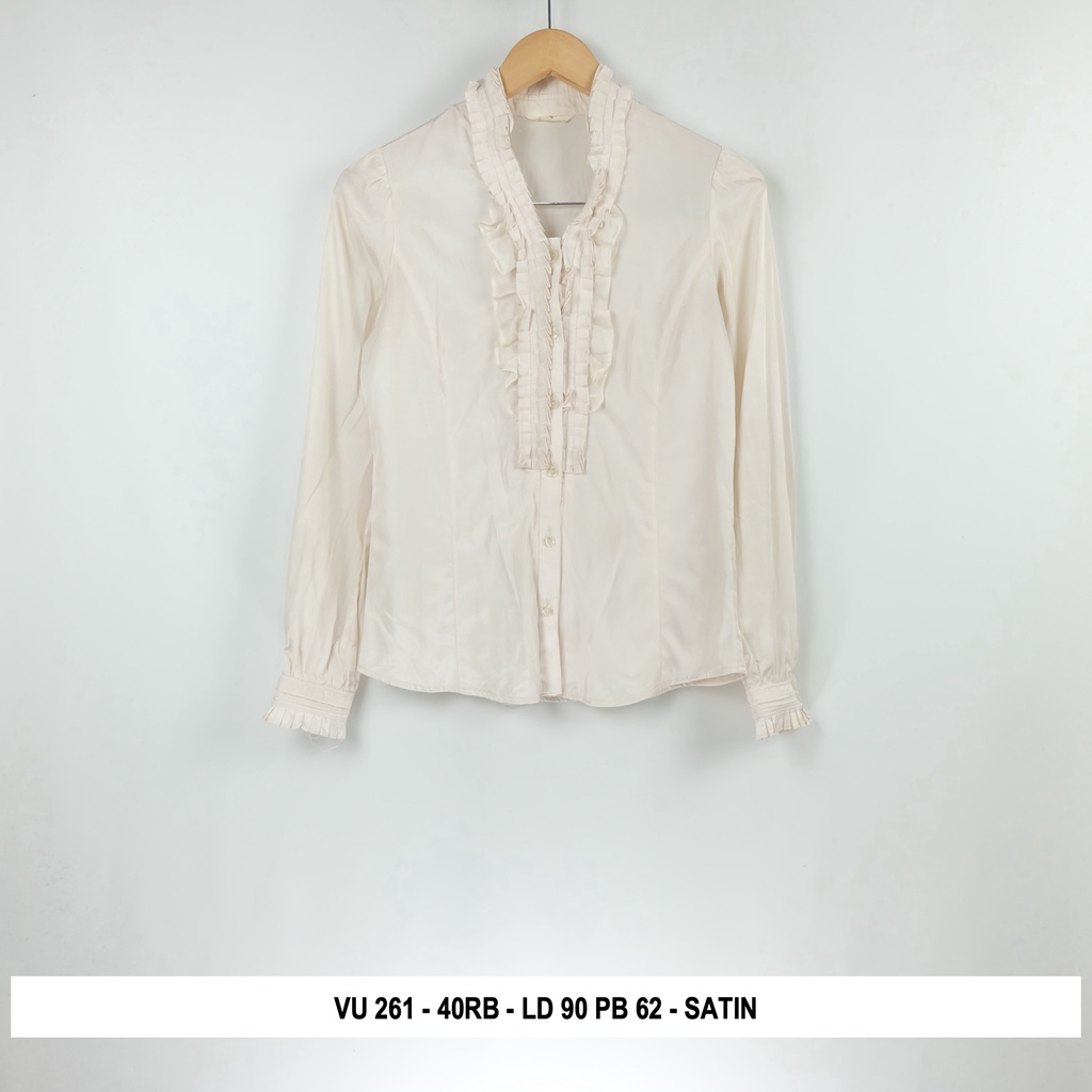 Thrift Blouse Vintage | Kode V3-VU 261