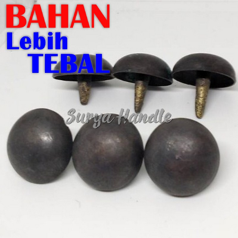 Paku Pines 5Cm Tarikan Gagang Pintu Kuningan Aksesories Gebyok Kuno