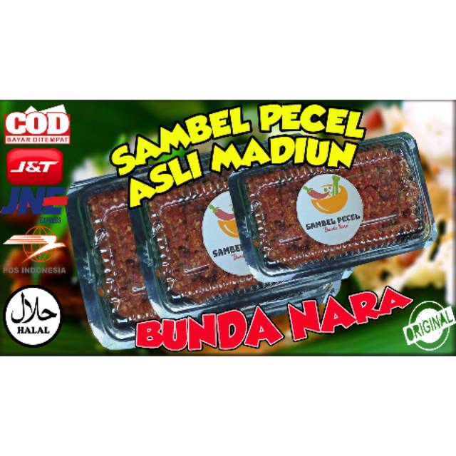 

Sambel pecel bunda nara ecer atau grosir