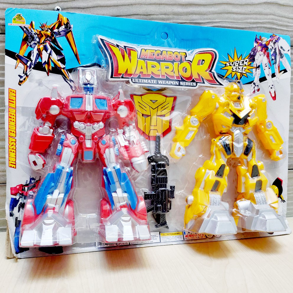 Megabot Warrior Mainan Robot Tempur Transformers