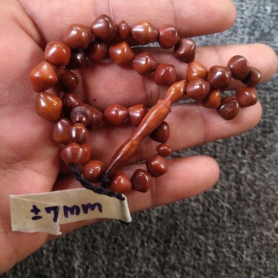 tasbih kokka wajik ± 7 mm ( 7mm ) 33 butir