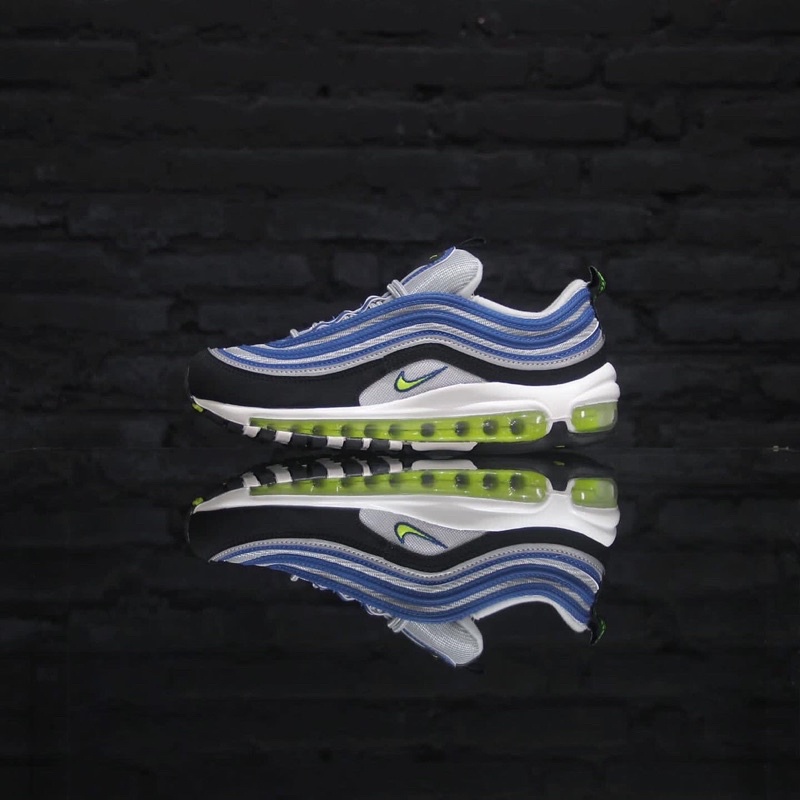 NIKE AIR MAX 97 WMNS ATLANTIC BLUE VOLTAGE YELLOW