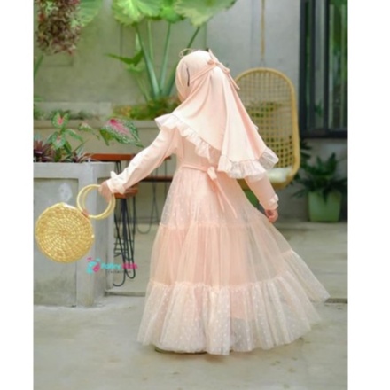 Gamis Set Talita 2 / gamis anak tulle