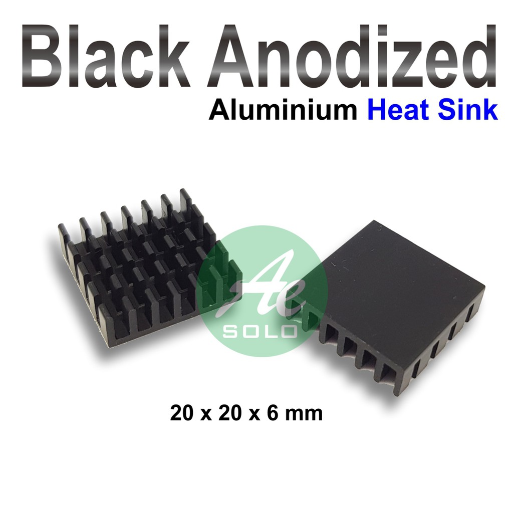 Heatsink Alumunium  Pendingin Aluminium Aluminum Heat Sink 20x20