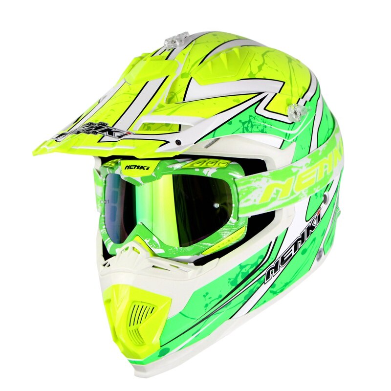 Motocross Goggles Kacamata Motor Google Adventure Hijau Nenki