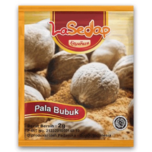 

Lasedap pala bubuk 2gr [1renceng = 12pcs]