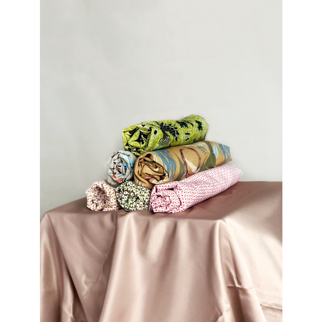 Hijab Pollycotton Motif Premium/ hijab segi empat &amp; pashmina