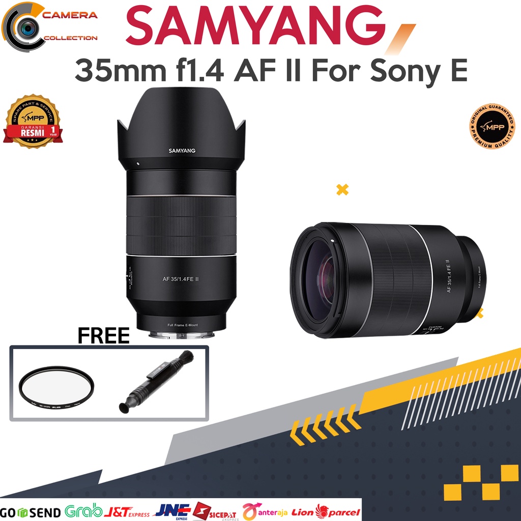 Samyang AF 35mm F1.4 FE II For Sony / Lensa Kamera Samyang AF 35mm F1.4 FE II / Lensa Samyang AF 35m