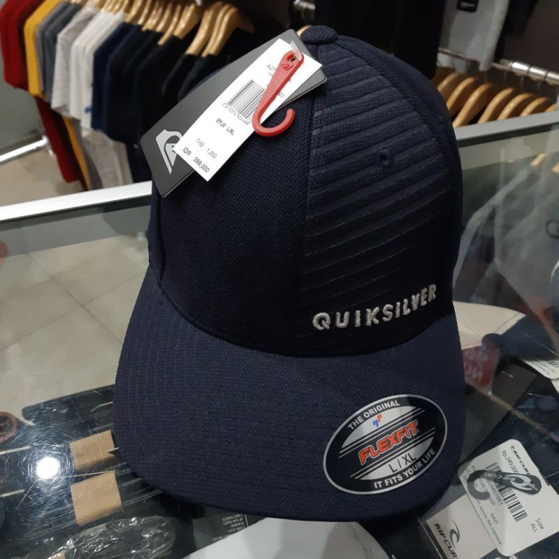 Topi Quiksilver Original Surf Outlet Simple Logo corner Embordery