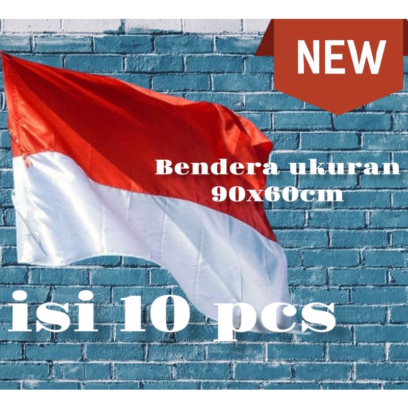 BENDERA INDONESIA/BENDERA MERAH PUTIH/BENDERA MERAH PUTIH SEDANG/BENDERA 90X60