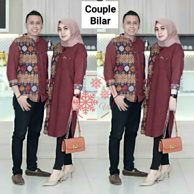 SARIMBIT COUPLE BAJU CAPEL KELUARGA COPEL PASANGAN BAJU CAPELAN GAMIS SUAMI ISTRI KAPELAN MUSLIM BAH