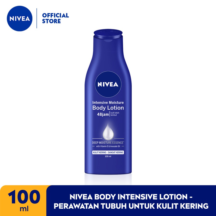 NIVEA Body Intensive Lotion 100ml - Perawatan Tubuh Untuk Kulit Kering