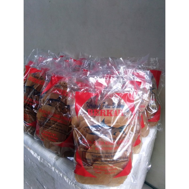 

kerupuk mentah petis bandeng