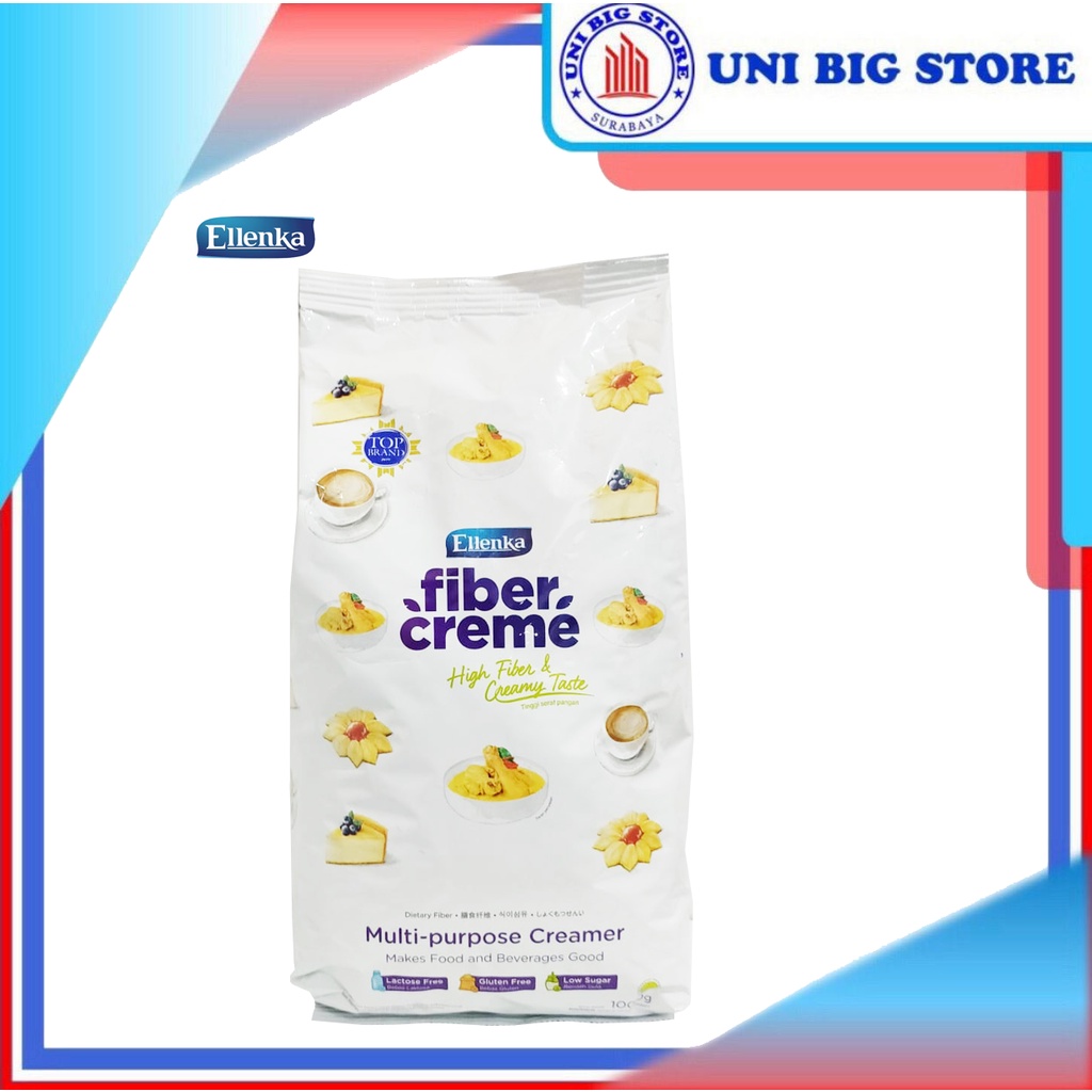 

Ellenka Fiber Creme Multi Purpose Creamer Pouch 1000 gr / 1 kg Krimer Sus Santan