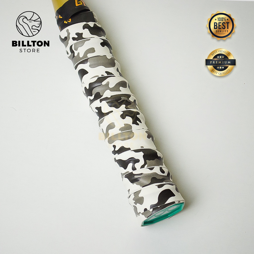 Grip Karet Raket Badminton / Grip Tulang Army Anti Licin Premium