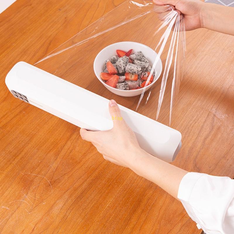 Btsg Dispenser Plastik Cling Wrap Dengan Cutter Tajam Untuk Dapur