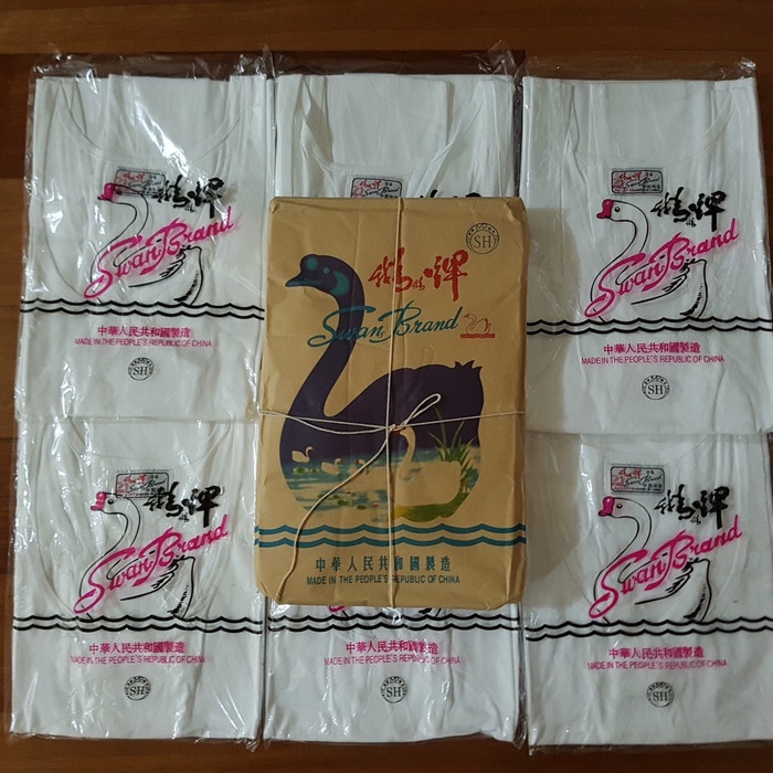 Singlet / Pakaian Dalam Pria Swan SH 6pcs Size 34 36