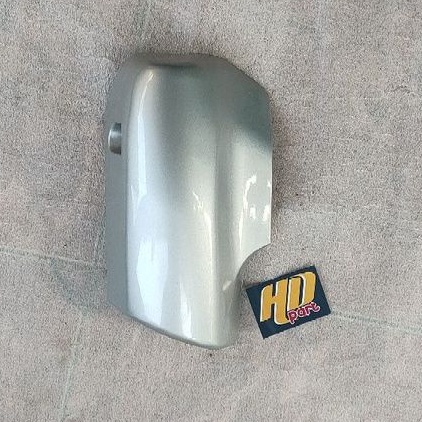 cover tutup spakbor shok depan warna silver kanan Honda Supra x xx old 100 original