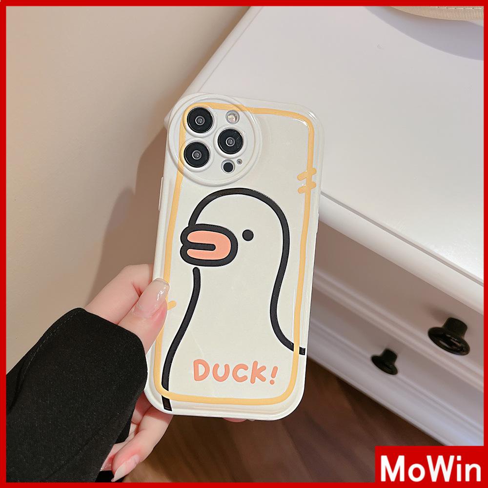 iPhone Case TPU Silicone Soft Case Airbag Shockproof Protection Camera Cute Cartoon Duck Style Compatible For iPhone 11 Pro Max 13 Pro Max 12 Pro Max 7Plus xr XS Max