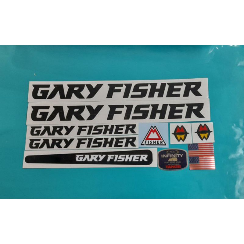 stiker sepeda Gary fisher