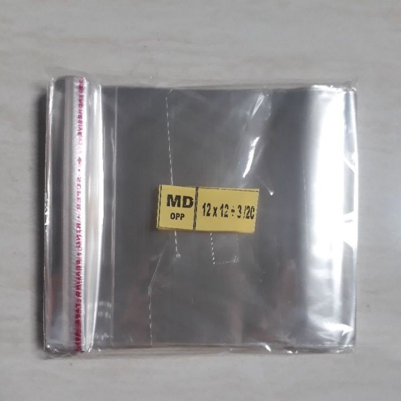 

Plastik OPP Seal Ukuran 12x12 / Opp Lem Ukuran 12 x12