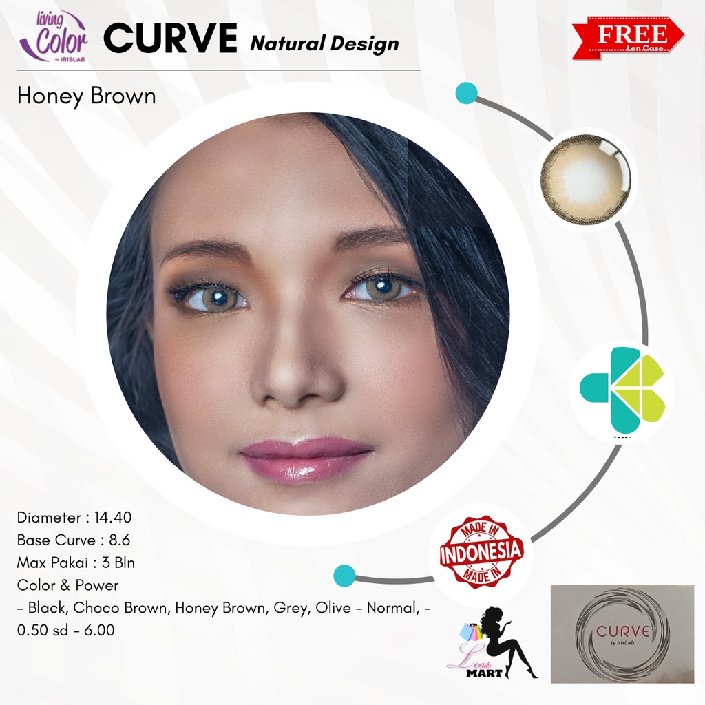 SOFTLENS CURVE BY IRIS LAB DIA. 14.4 NORMAL / NATURAL