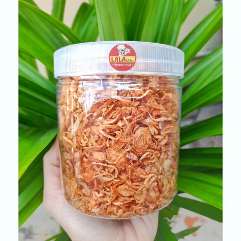 

Bawang Merah Goreng ASLI, tak berminyak, Brambang Goreng MURNI (kemasan 600ml)