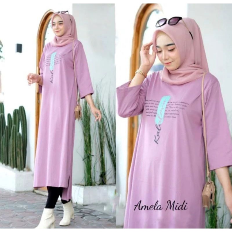 AMELA MIDI DRESS//DRESSTERBARU//TUNIKTERLARIS//MIDIDRESSTERLARIS2022