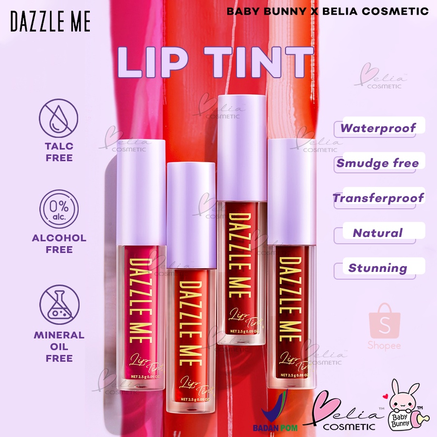 ❤ BELIA ❤ DAZZLE ME Ink-Licious Lip Tint BPOM | Mattedorable Long Lasting Liptint Hyper Moisturizing Lip Stain